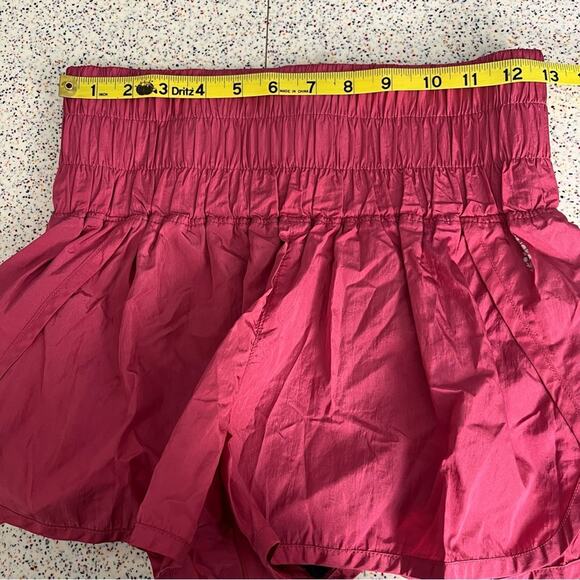 NWOT FP Movement Free People The Way Home Athletic Shorts Pink Women’s Size S - Picture 4 of 5